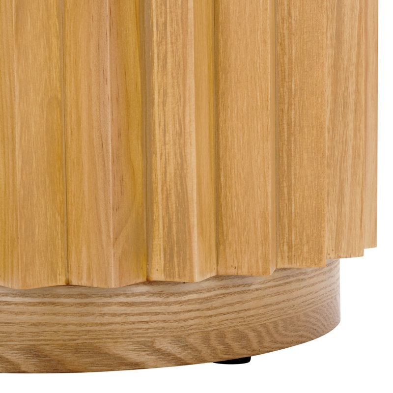 Arashi End Table, Natural