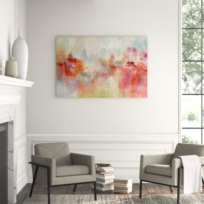 Daydreams In Spring Painting by Emma McCartney, Glass Coat, 24" H x 36" W