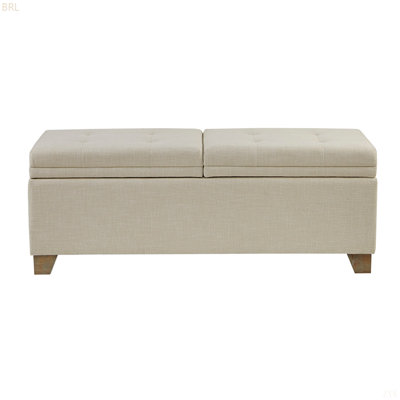 Banc de rangement à fermeture douce