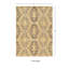 Tapis beige / gris en laine touffeté à la main à motif géométrique Cheshunt-16189196