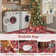 Laraven Christmas World Full-Coverage Rug Festive Non-Slip Holiday Carpet Washable Rug Xmas Decor Throw Mat