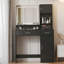 Coiffeuse avec miroir et bande lumineuse à DEL, coiffeuse avec tiroir pour chambre à coucher-126896945