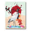 Crane et poisson Koi - Impression sur toile-59760527-59760521