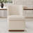 Oversized Upholstered Back Dining Chair, Extra Wide Boucle Fabric Parsons Kitchen Chair, Wingback Side Chair With Wood Base-1320972476-1331819131