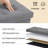 30In Foldable Storage Ottoman, Storage Chest For Bedroom End Of Bed, Large Ottoman Bench Foot Rest Stool For Living Room