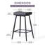 Upholstered Faux Leather 70cm Stool-96419269