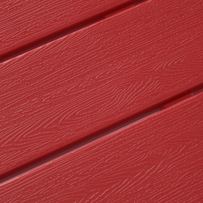 Outdoor Poly Side Table, Red