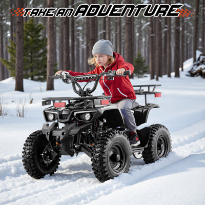 GOOW HILL-SHAZODZA 36V Kids Electric UTV - 800W All-Terrain Power Wheels With Key Start & Triple Disc Brakes