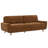 Mid-Century Modern Button-Tufted Sofa in Rust-1532587145