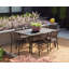 Eiland 63" Long Powder Coated Aluminum Outdoor Dining Table