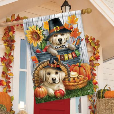 Pilgrim Puppies House Flag