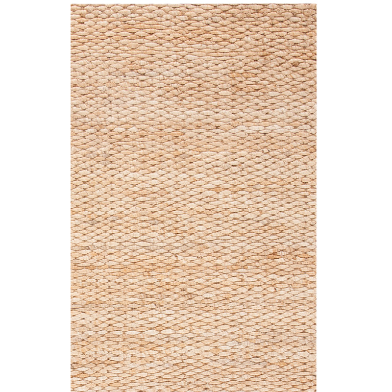 Tapis en jute de fibre naturelle Branddon, Rectangle 4 pi x 6 pi