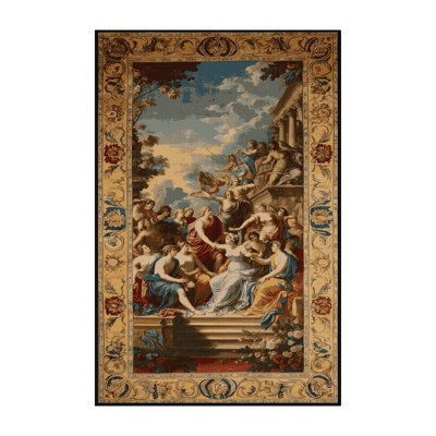 Machine Washable French Brown Area Rug