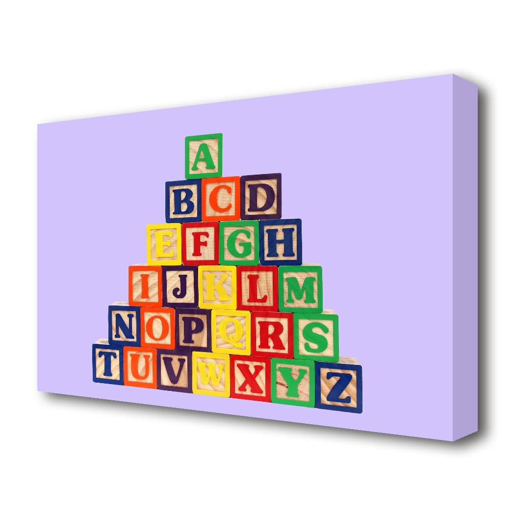 Leinwandbild Alphabet Blocks