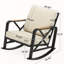 Chaise berçante d'extérieur avec coussins-589307127