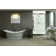 Marlborough 74-7/8" x 34-1/4" Freestanding Soaking Bathtub in Volcanic Limestone™ with Overflow Hole