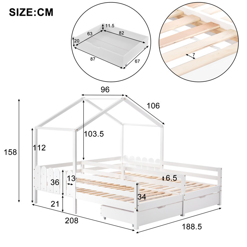 European Single (90 X 200 Cm) Standard Bed Frame