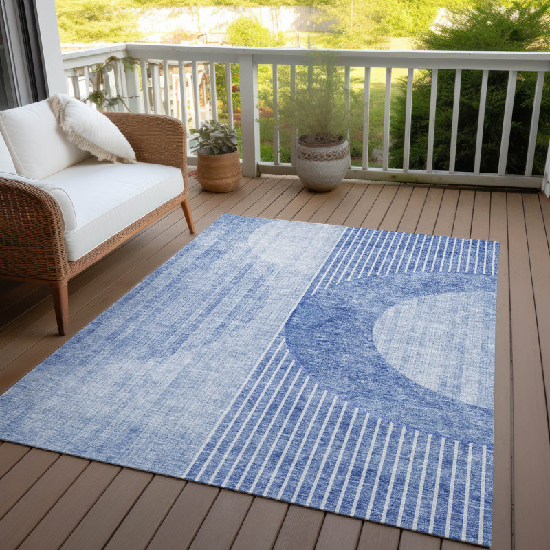Tapis intérieur / extérieur Ayush, Rectangle de 10 pi x 14 pi