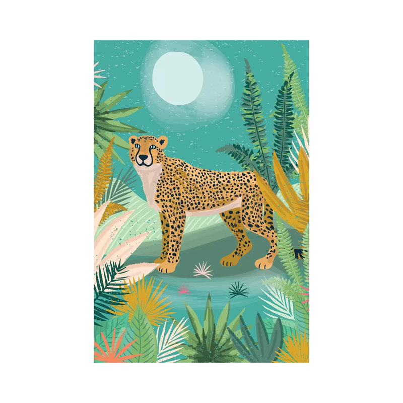 Everyday Jungle Savannah II by Lisa Whitebutton - Wrapped Canvas Gallery-Wrapped Canvas Giclée, 30.48 cm H x 45.72 cm W
