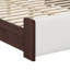 Structure de lit plateforme avec assemblage facile, tête de lit, pied de lit et style Mid-Century-691113252-691113255