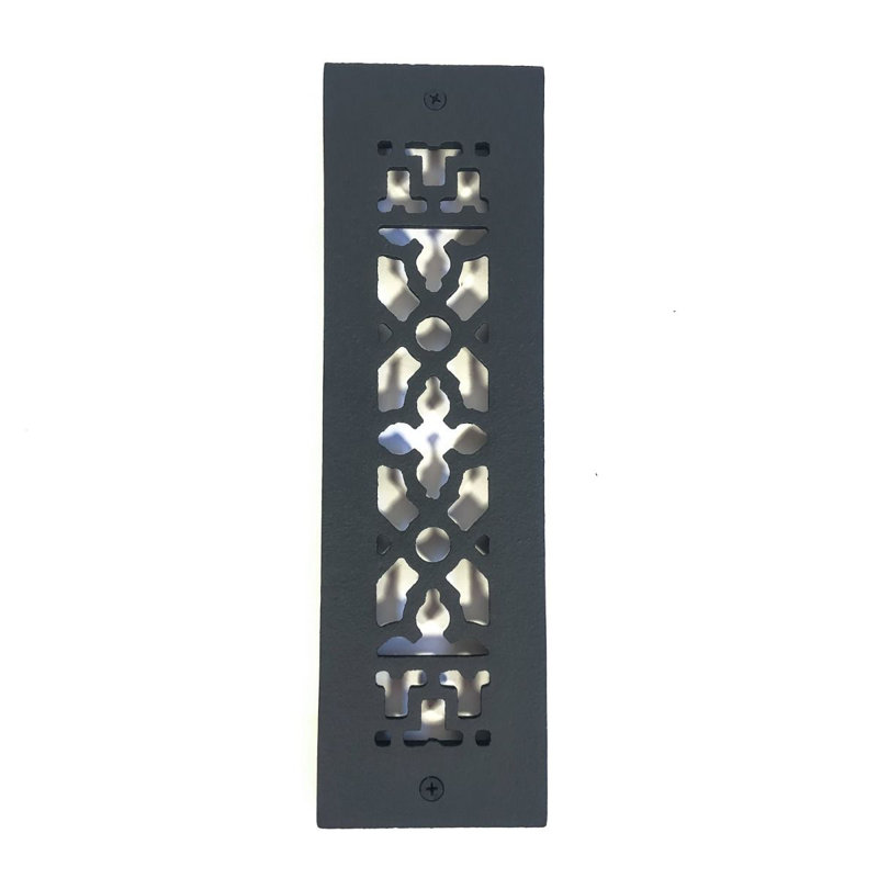 Grille 10 po x 2 1/4 po, Ouverture dans le mur (avec trous et vis)