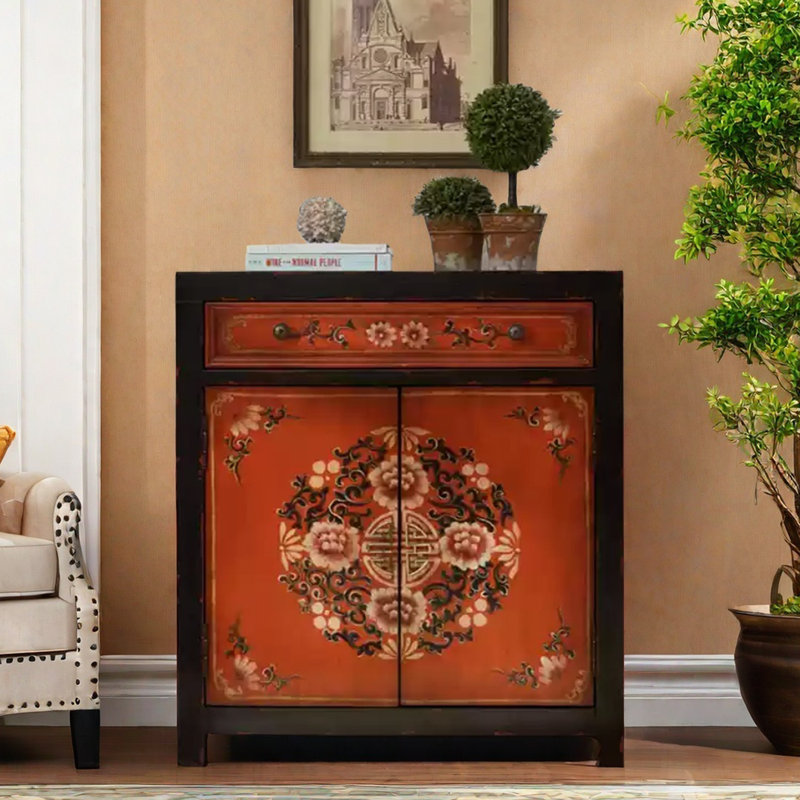 Painted Entryway Cabinet & Accent Storage