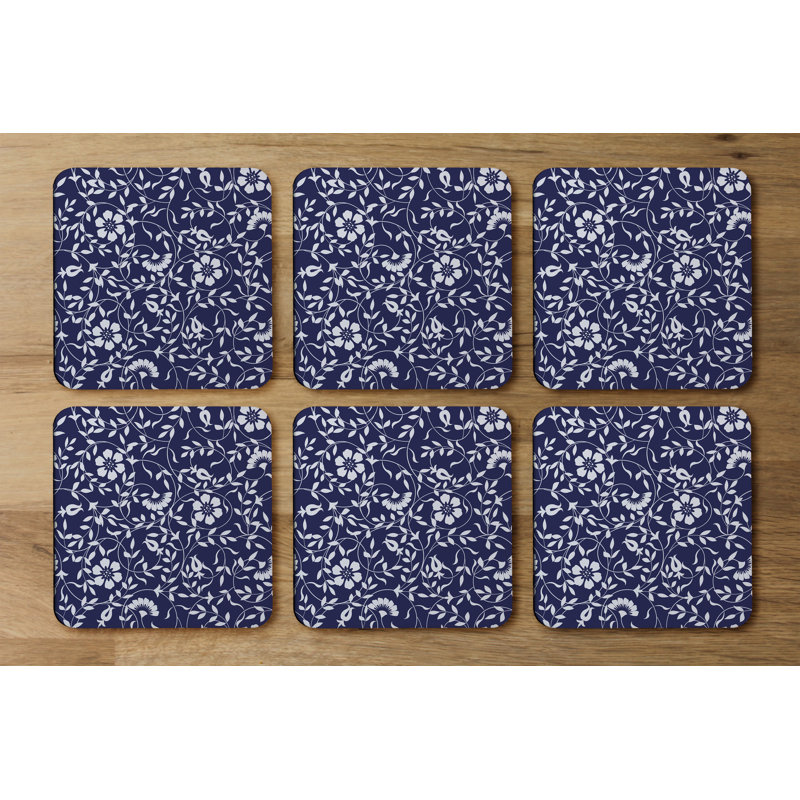 Square 6 Piece Coaster Set