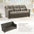 Keaisha 5 Person Outdoor Conversation Furniture Set Seating Group With Coffee Table And Cushions-2094500627-2094500626