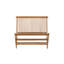 Machcinski Solid Wood Teak Outdoor Bench