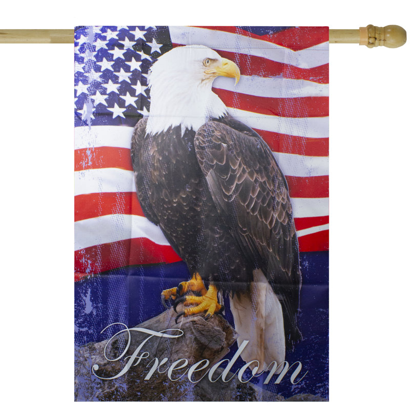 Drapeau de jardin patriotique Freedom, H 40 po x l 28 po
