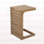 Table de bout en C brun