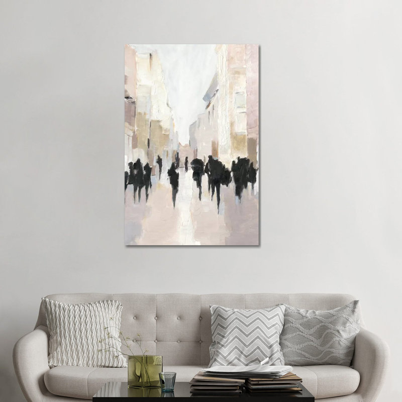 Reproduction d’art, "passing Rain I" par Ethan Harper, H 48 po x l 32 po x P 1,5 po, Toile tendue, Pas de tapis