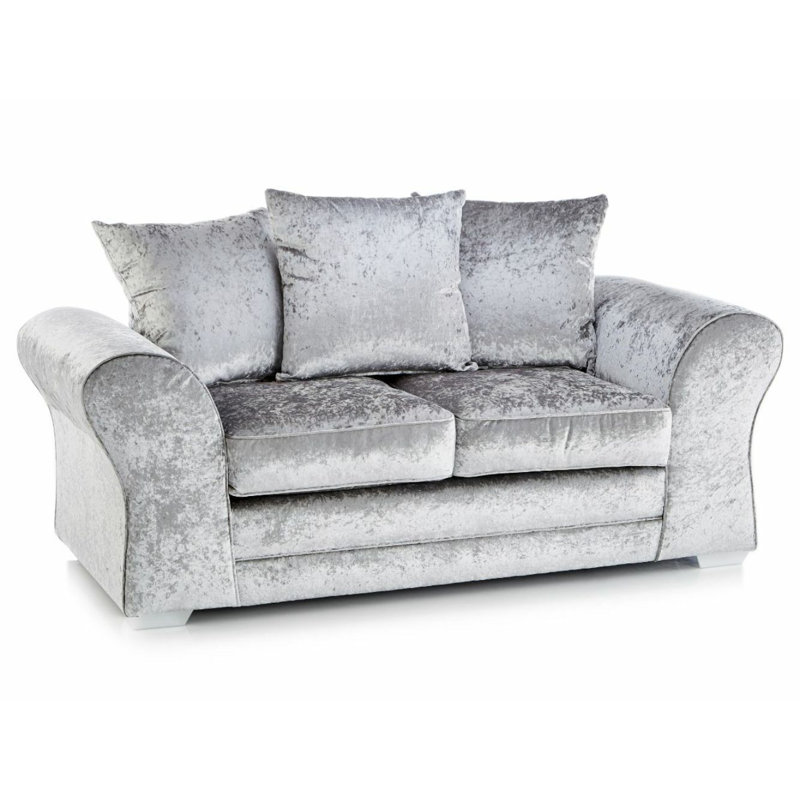 Padilla 2 Piece Sofa Set, Silver