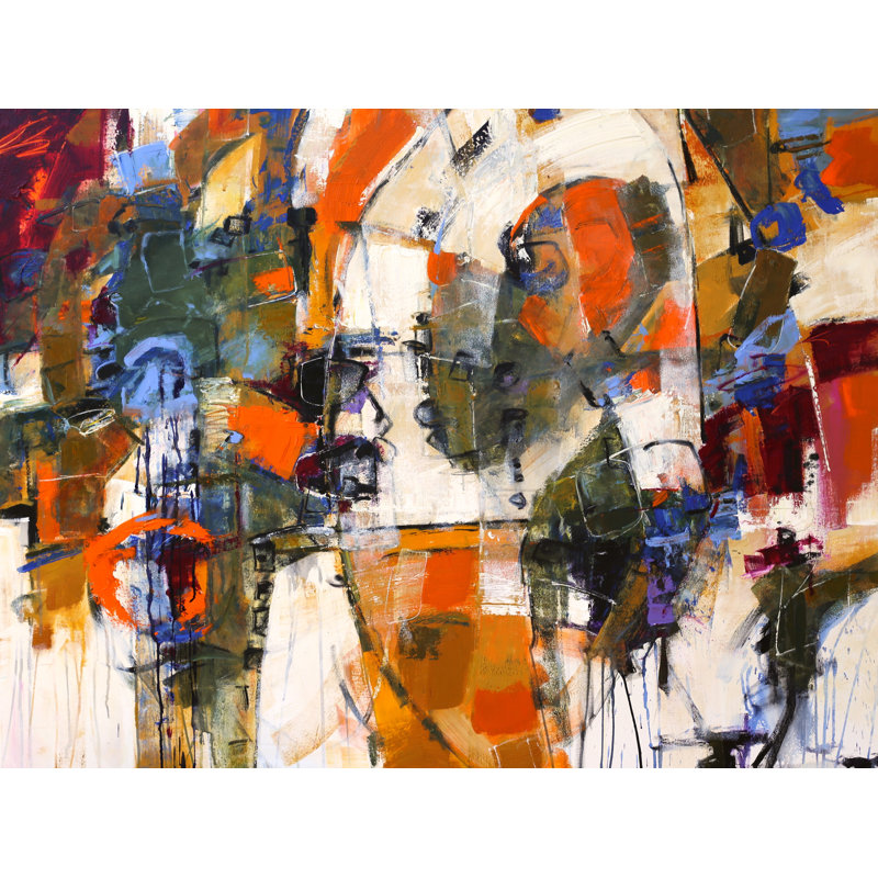 Impetus Print by Elizabeth Chapman, 25.25" H x 31.25" W, Black Framed Paper