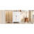 24'' Bathroom Vanity With Top Sink, Modern Bathroom Storage Cabinet With 2 Soft-Closing Doors And Adjustable Shelf,  Wood Frame-1360127575