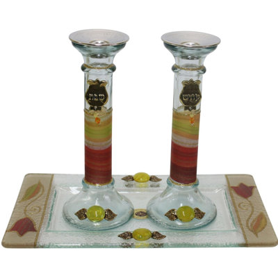 Glass Candlestick