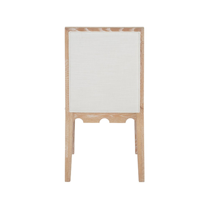 Lanister Upholstered Dining Chair, Oak