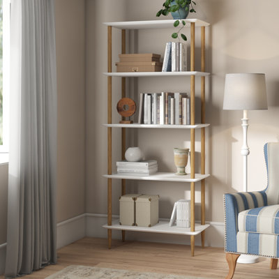 Raul 180cm H x 80cm W Etagere Bookcase