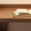 Bureau d'écriture rectangulaire en bois massif brun noisette-1892355327