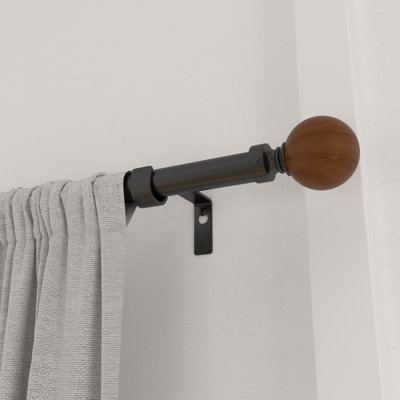Tringle à rideaux simple ajustable Vertile