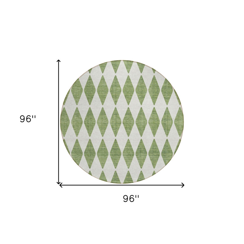 Tapis rond 8 po