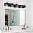  Matte Black Wall Sconces For Bathroom, Modern Vanity Light Fixtures Over Mirror, Bathroom Light Fixtures With Clear Glass Shade, E26 Wall Sconces For Living Room, Hallway-1051574300-1051574302