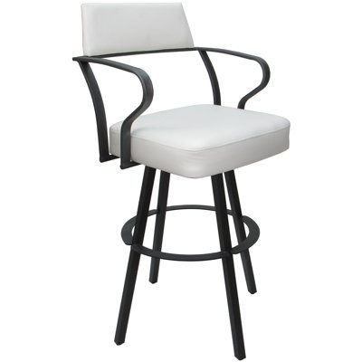 Tabouret de bar pivotant en métal 30 po Vickky