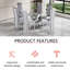 Hargett Arondell Luxury Velvet Upholstered Dining Chairs - Modern Design Kitchen Chairs (Set of 2)-882343965