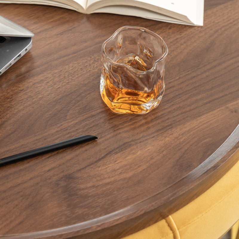 Fareid Walnut Veneer Wood Serving Tray, 23.5" W x 23.5" D x 1.2" H