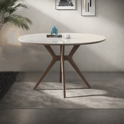 Cream Style Round Dining Table