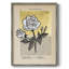Floral Diary II, reproduction encadrée - bois massif-1768686605