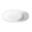 Baignoire de trempage autoportante de 71 pouces à surface solide blanc mat 25S01-18PS