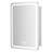 20 In. W X 28 In. H Rectangular Iron Medicine Cabinet With Mirror, Dimmable Flowing Lights, Defogger, Outlet & Usb-1883757166-1880068388-1881999392