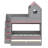 Creative Loft Bed Combining House Play Area, Drawer Storage, Staircase, And Soft LED Lighting-715357204